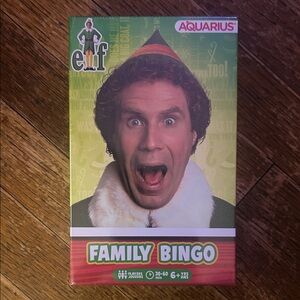 Aquarius Elf Family Bingo Game - Green